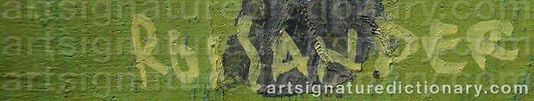 Signature by Armand ROSSANDER