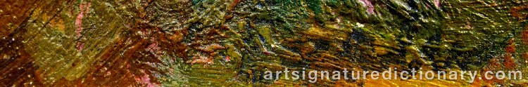 Authentic signature by Yosef Mikhailovich GURVICH on artwork