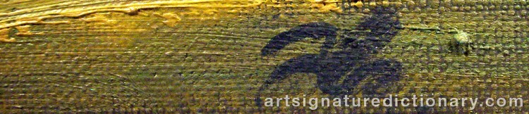 Forged signature of Hugo ZUHR