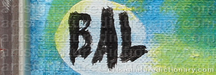 Signature by Bengt Arne ‘Bal’ LINDEROS