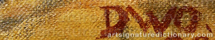 Signature by Donald WILLIAM-OLSSON