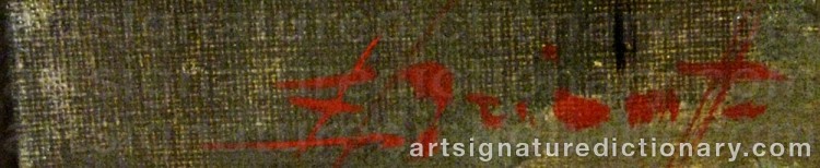 Signature by Ezelino BRIANTE