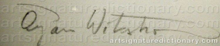 Signature by Örjan WIKSTRÖM