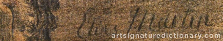 Signature by Elias MARTIN