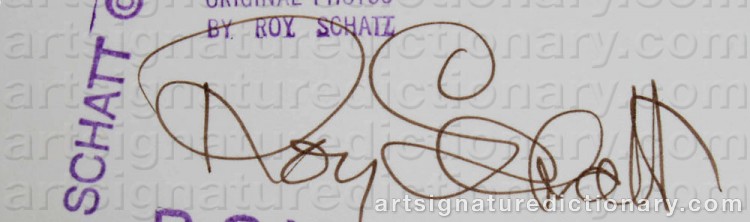 Signature by Roy SCHATT