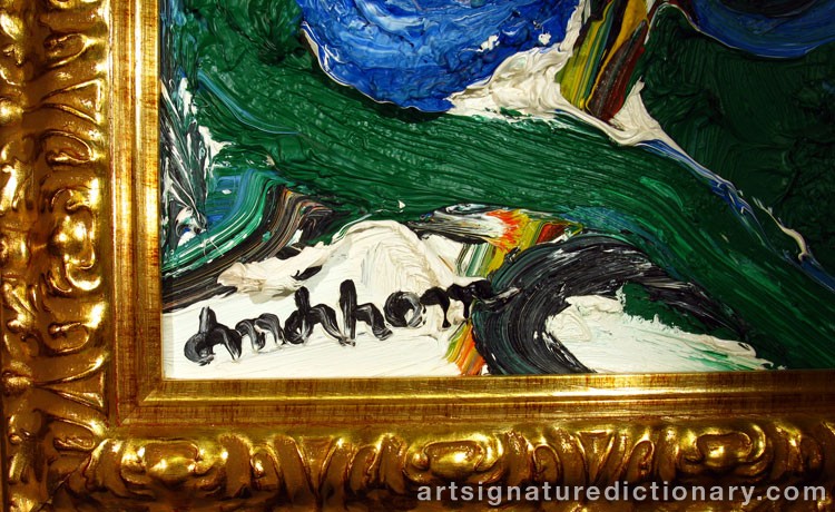 Close-up details showing Bengt LINDSTRÖM signature forgery characteristics