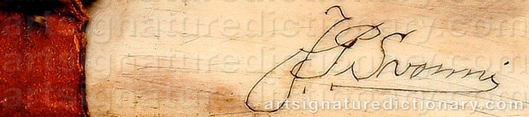 Authentic signature by J. P. (Sami Artist) SVONNI on  artwork