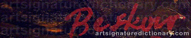Signature by Bo BESKOW