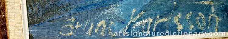 Signature by Bruno KARLSSON
