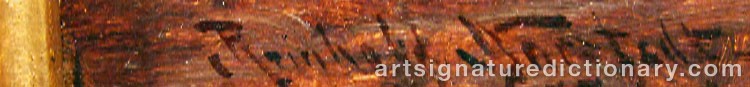 Signature by Reinhold NORSTEDT