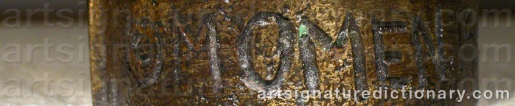 Signature by Karl MOMEN