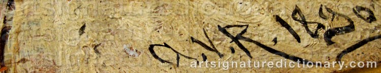 Signature by Wilhelm Alexander ROTHSTÉN