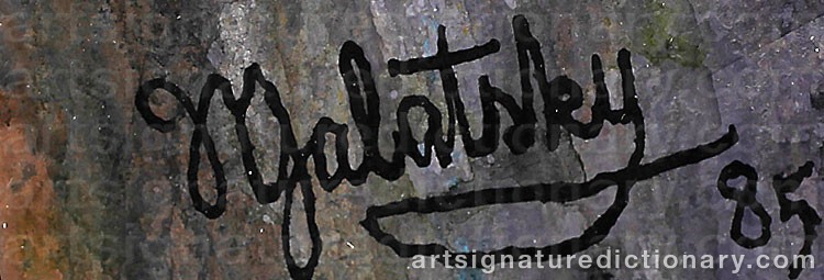 Signature by Vladimir GALATSKY