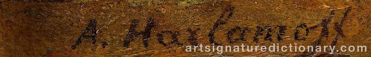 Signature by Alexei Alexeievich HARLAMOFF