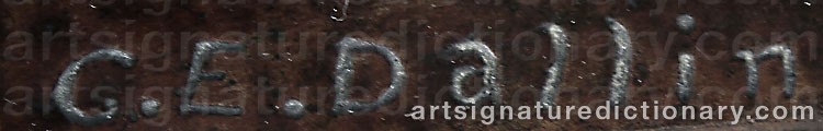 Authentic signature by Cyrus Edwin DALLIN on Sculpture artwork