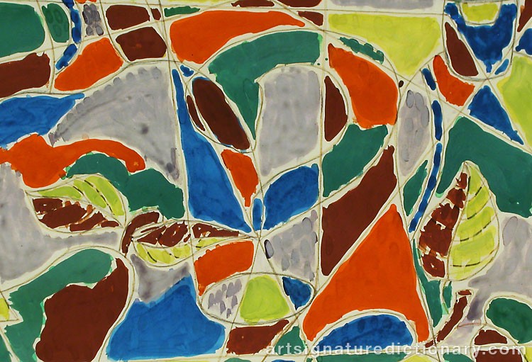 Close-up details showing Georges BRAQUE signature forgery characteristics