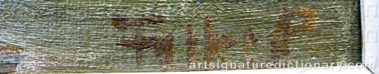 Signature by Folke ‘Folke P’ PERSSON
