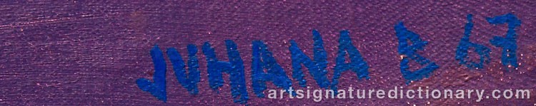 Signature by Juhana BLOMSTEDT