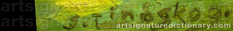 Signature by Josef LINDSKOG