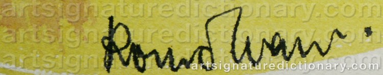 Signature by Konrad CRAMER