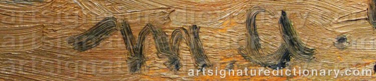 Signature by Michael ANCHER