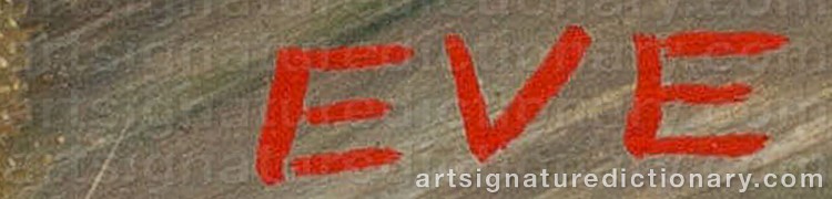 Signature by Eve ‘Eve’ ERIKSSON