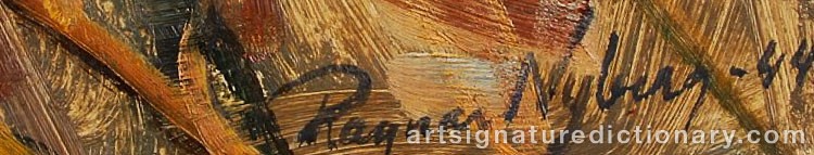 Signature by Ragnar NYBERG