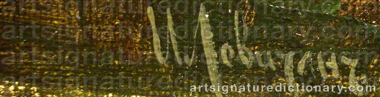 Signature by Isaac Illich LEVITAN