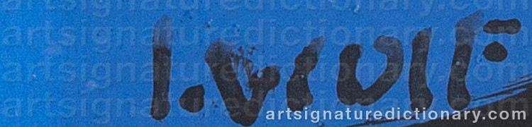 Signature by Jan WOLF