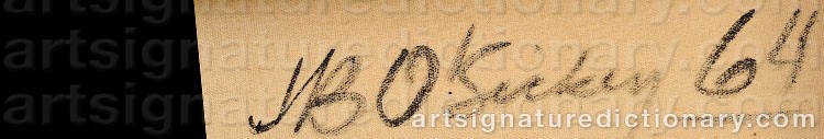 Signature by Joseph Benjamin O'SICKEY