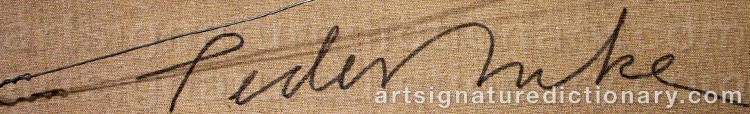Signature by Peder DUKE