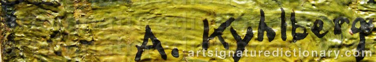 Signature by Axel KYHLBERG