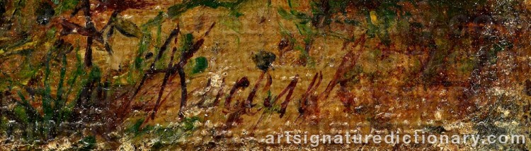 Signature by Aleksandr Aleksandrovich KISELEV