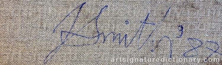 Signature by John Noel SMITH