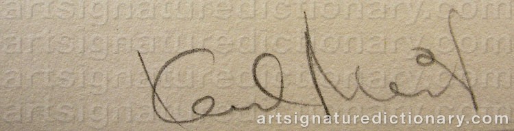 Signature by Karl MÅRTENS