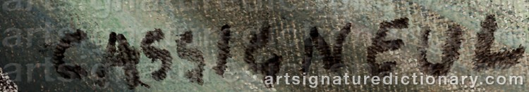 Signature by Jean-Pierre CASSIGNEUL