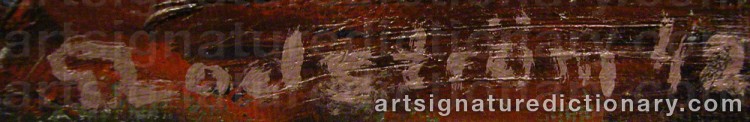 Signature by Georg LODSTRÖM