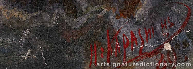 Signature by Nikolai Nikolaevich KARAZIN