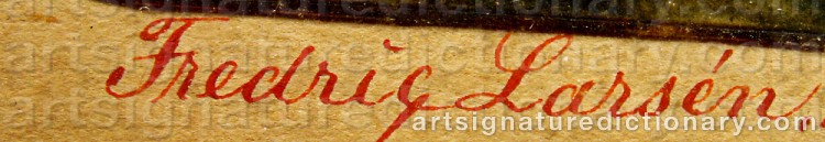 Signature by Fredric LARSÉN