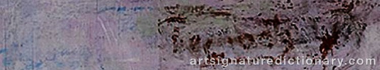 Authentic signature by Joaquin PEINADO on  artwork