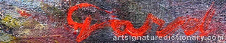Signature by Frans GARD