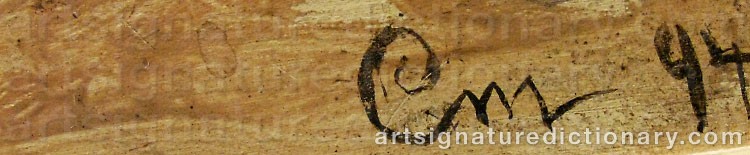 Signature by Gustaf CEDERSTRÖM