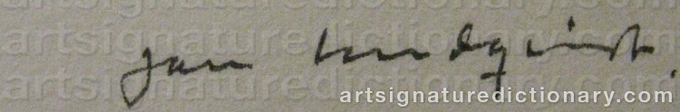 Signature by Jan LUNDQVIST