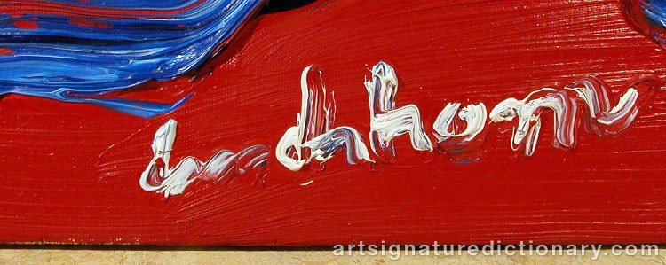 Close-up details showing Bengt LINDSTRÖM signature forgery characteristics