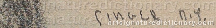 Signature by Clyde SINGER