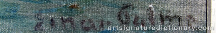Signature by Einar PALME