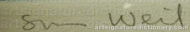 Signature by Susan WEIL
