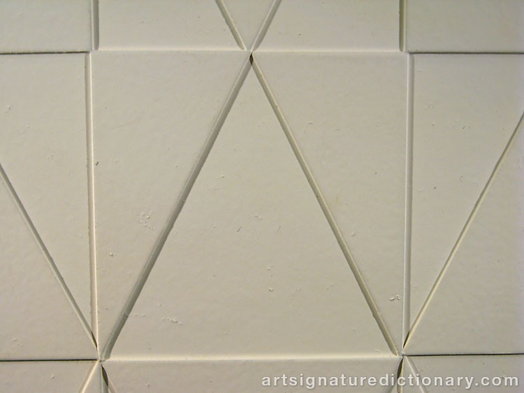 Close-up details showing Jan SCHOONHOVEN signature forgery characteristics