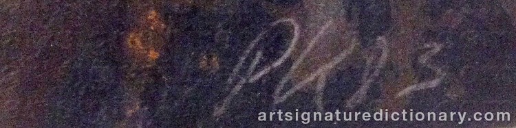 Signature by Per KIRKEBY