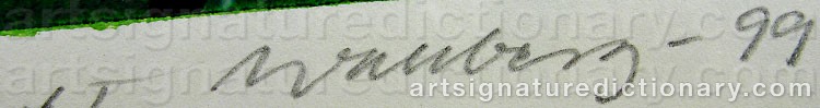 Signature by Bengt WALLBERG